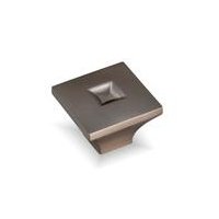 1" Diameter Zinc Die Cast Small Modern Cabinet Knob. Packaged with one 8/32" X 1-1/8" screw. Finish: Satin Nickel