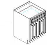 Base 2dr 1drw 24wX34.5hX24d