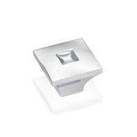 1-1/4" Diameter Zinc Die Cast Modern Cabinet Knob. Packaged with one 8/32" X 1-1/8" screw. Finish: Polished Chrome