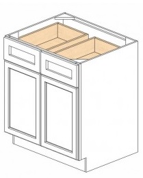 RTA Dark Wood Kitchen Cabinets - B33-DC