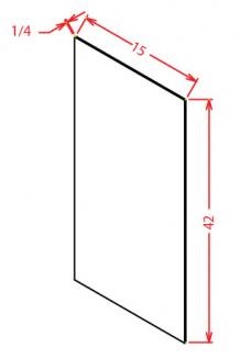 Espresso Shaker Cabinets - WSV42-WS